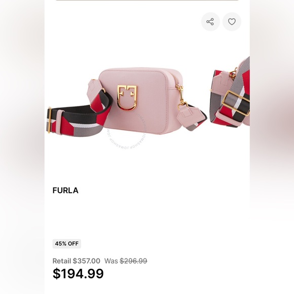 Furla pink crossbody bag with strap - Picture 13 of 13